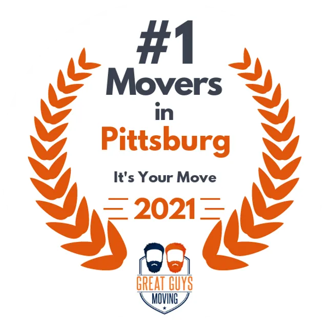 #1 Ranked Movers in Wichita, KS 2021 award