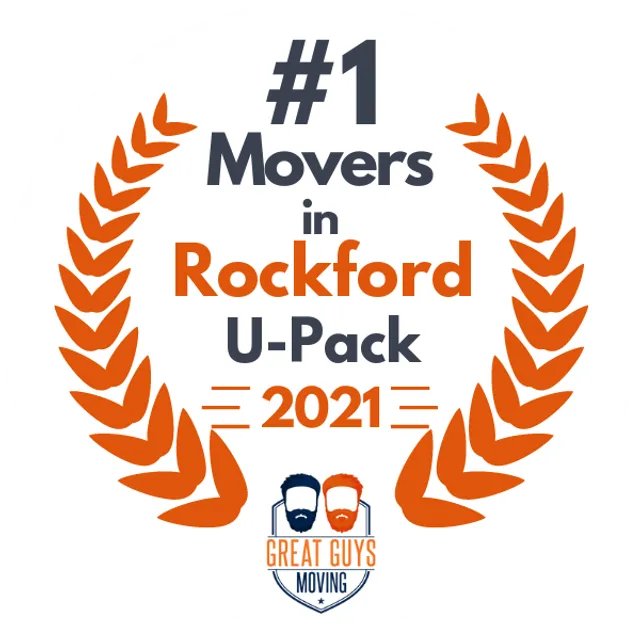 #1 Ranked Movers in Rockford, IL 2021 award