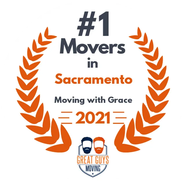 #1 Ranked Movers in Sacramento, CA 2021 award