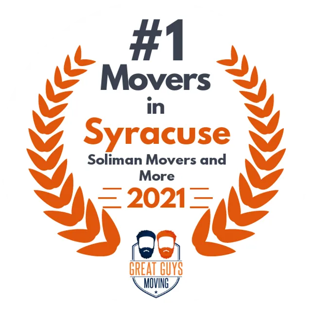 #1 Ranked Movers in Rochester, NY 2021 award