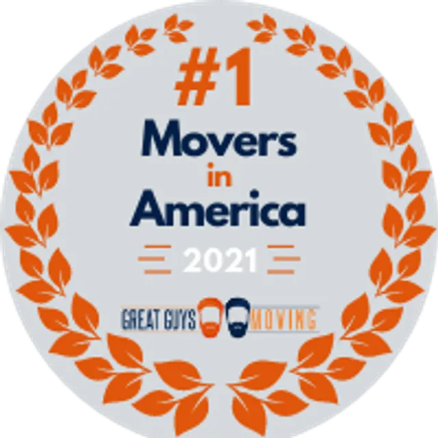 #1 Ranked Movers in America 2021 award