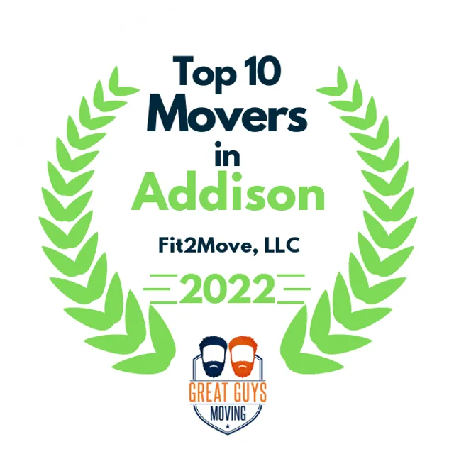 Top 10 Movers in Farmers Branch, TX 2022 award