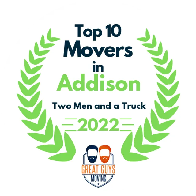 Top 10 Movers in Dallas, TX 2022 award