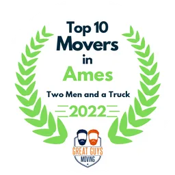 top 10 ranked movers in ames 2022 two men and a truck image