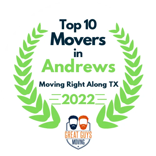 Top 10 Movers in Austin, TX 2022 award