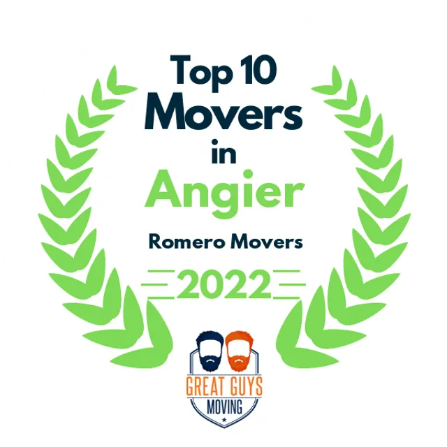 Top 10 Movers in Raleigh, NC 2022 award