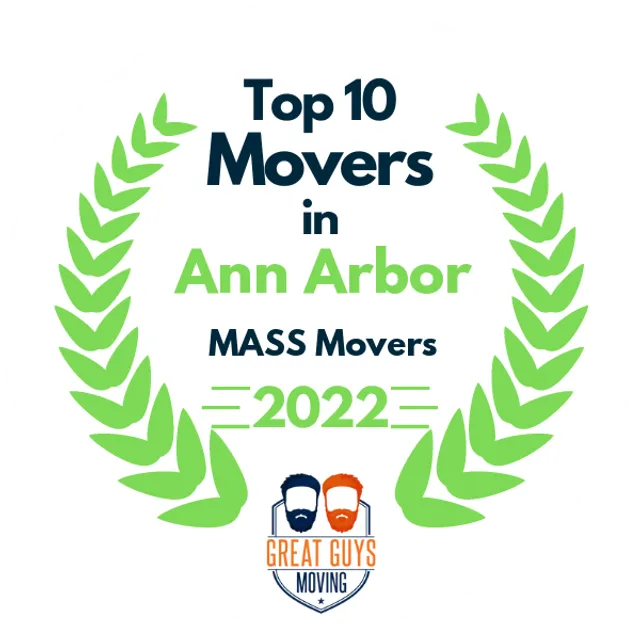 Top 10 Movers in Grand Rapids, MI 2022 award