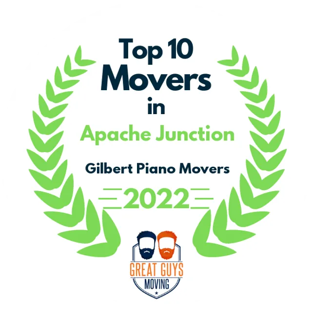 Top 10 Movers in Mesa, AZ 2022 award