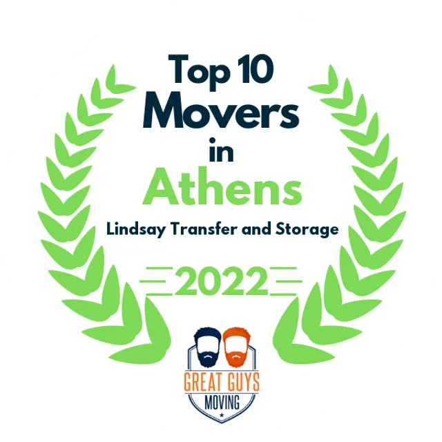 Top 10 Movers in Athens, GA 2022 award