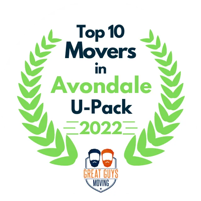 Top 10 Movers in Phoenix, AZ 2022 award