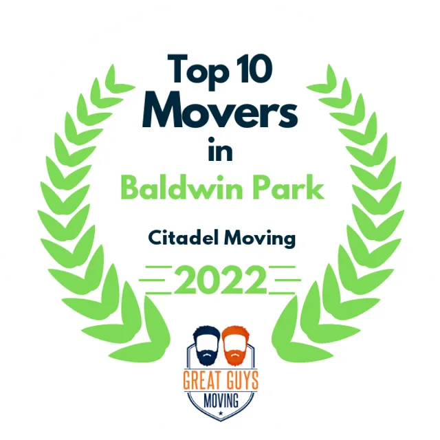 Top 10 Movers in Los Angeles, CA 2022 award