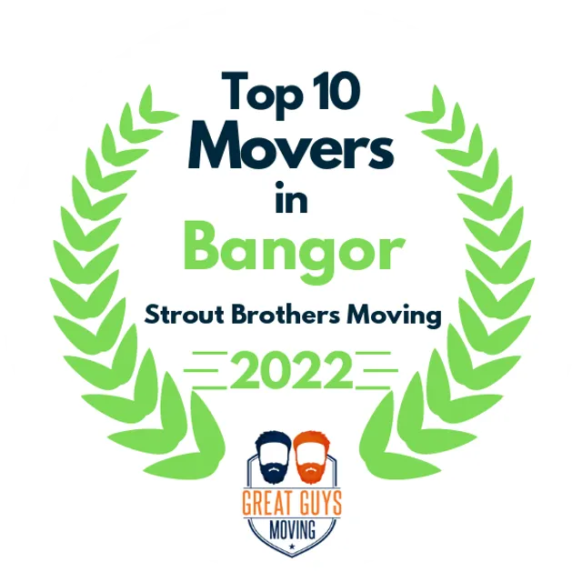 Top 10 Movers in Bangor, ME 2022 award