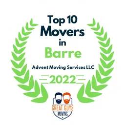 top 10 ranked movers in barre 2022 advent moving services llc image