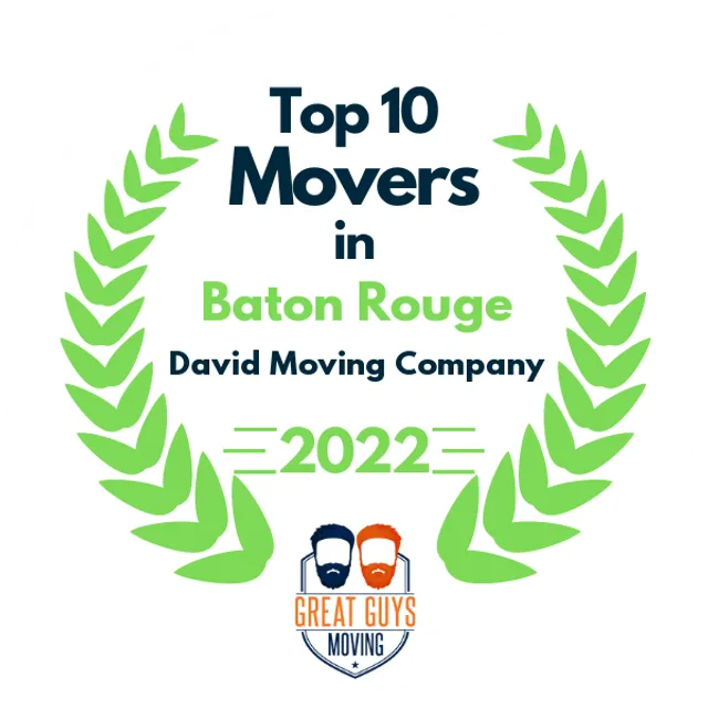 Top 10 Movers in Baton Rouge, LA 2022 award