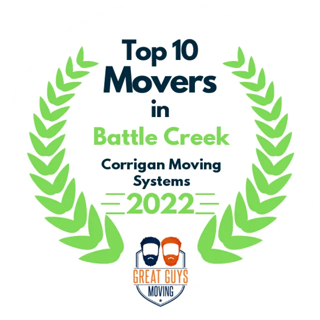 Top 10 Movers in Grand Rapids, MI 2022 award