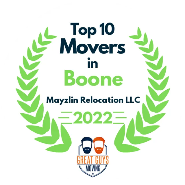 Top 10 Movers in Charlotte, NC 2022 award