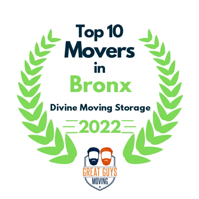 Top 10 Movers in New Rochelle, NY 2022 award