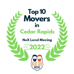 top 10 ranked movers in cedar rapids 2022 nex level moving image