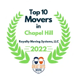 top 10 ranked movers in chapel hill 2022 royalty moving systems llc image