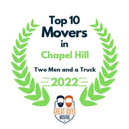 top 10 ranked movers in chapel hill 2022 two men and a truck image