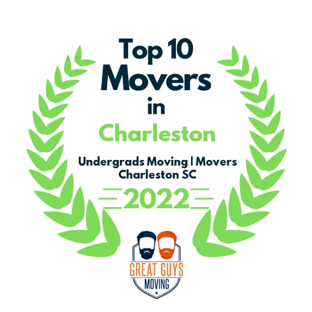 Top 10 Movers in Charleston, SC 2022 award