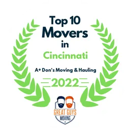 top 10 ranked movers in cincinnati 2022 a dons moving hauling image