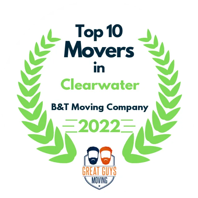 Top 10 Movers in Tampa, FL 2022 award