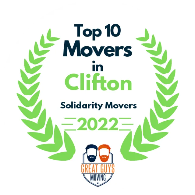 Top 10 Movers in New York City, NY 2022 award