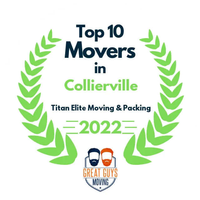 Top 10 Movers in Memphis, TN 2022 award