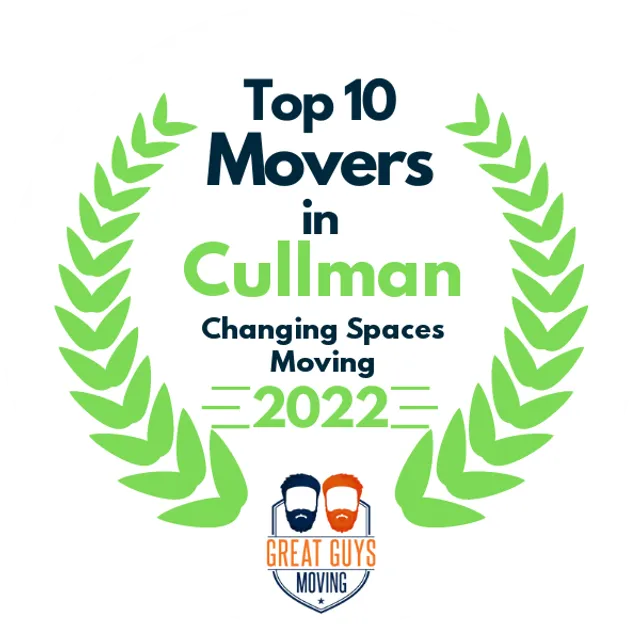 Top 10 Movers in Huntsville, AL 2022 award