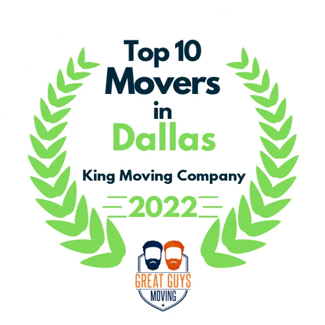 Top 10 Movers in Dallas, TX 2022 award