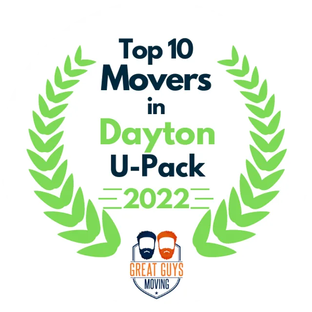 Top 10 Movers in Dayton, OH 2022 award