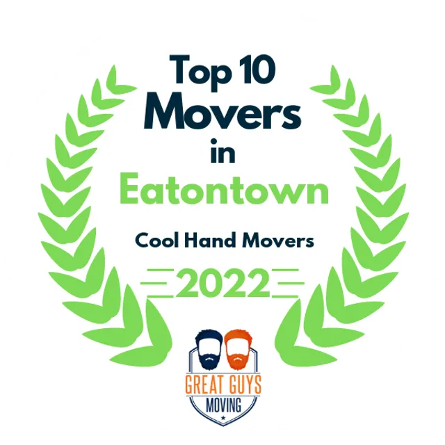 Top 10 Movers in New York City, NY 2022 award