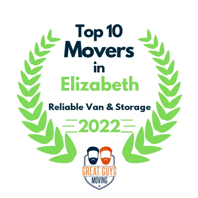 Top 10 Movers in Newark, NJ 2022 award