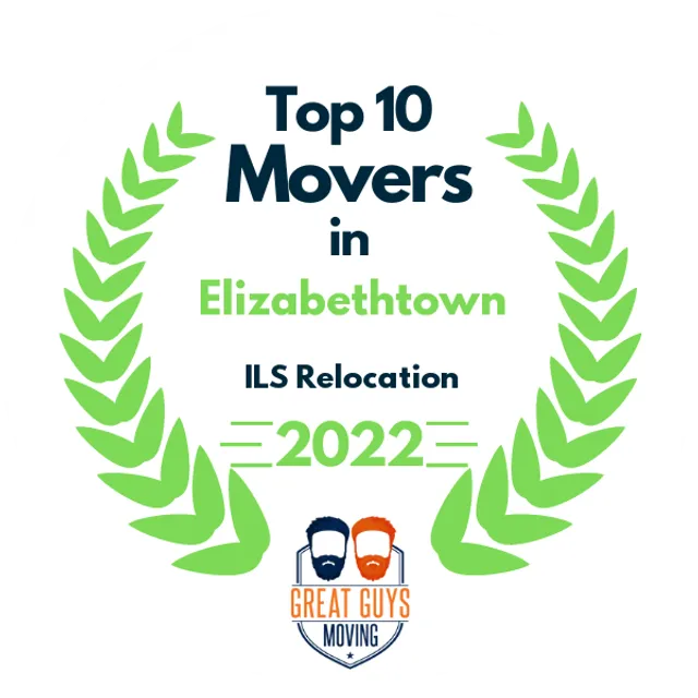 Top 10 Movers in Louisville, KY 2022 award