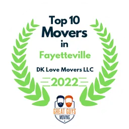 top 10 ranked movers in fayetteville 2022 dk love movers llc image