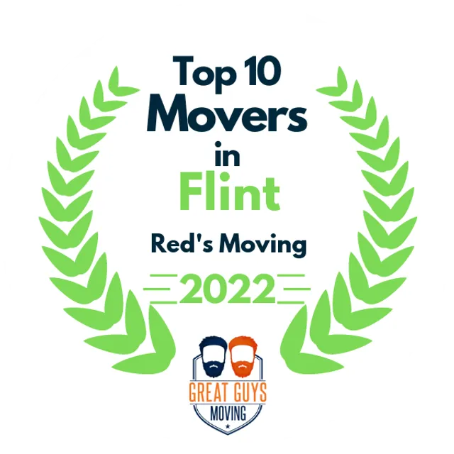 Top 10 Movers in Flint, MI 2022 award