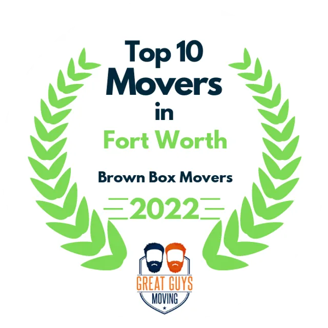 Top 10 Movers in Fort Worth, TX 2022 award