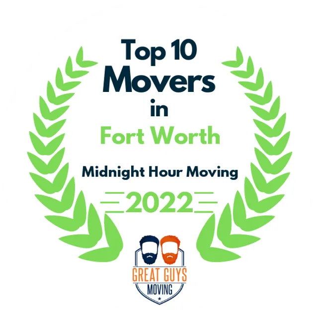 Top 10 Movers in Dallas, TX 2022 award