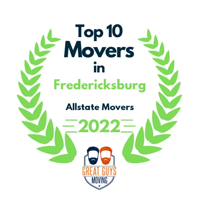 Top 10 Movers in Leesburg, VA 2022 award