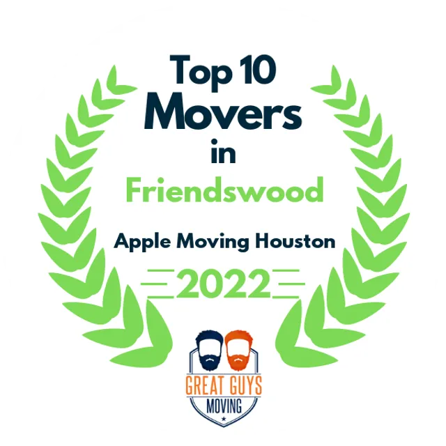 Top 10 Movers in Houston, TX 2022 award