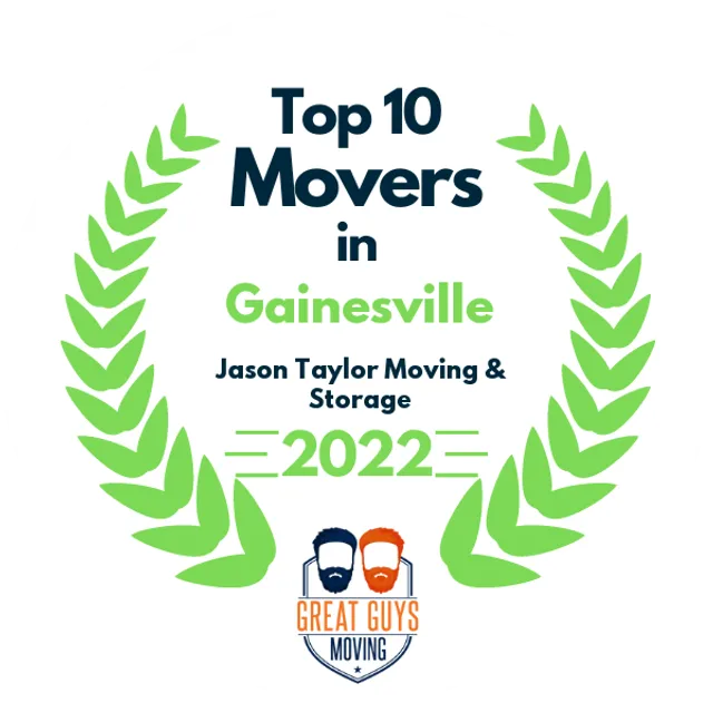 Top 10 Movers in Roswell, GA 2022 award