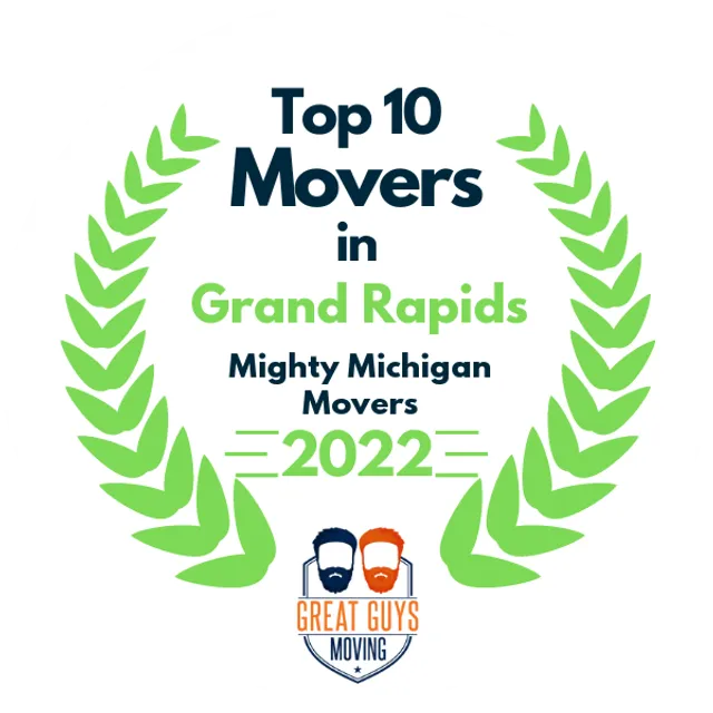 Top 10 Movers in Grand Rapids, MI 2022 award