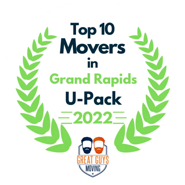 Top 10 Movers in Grand Rapids, MI 2022 award