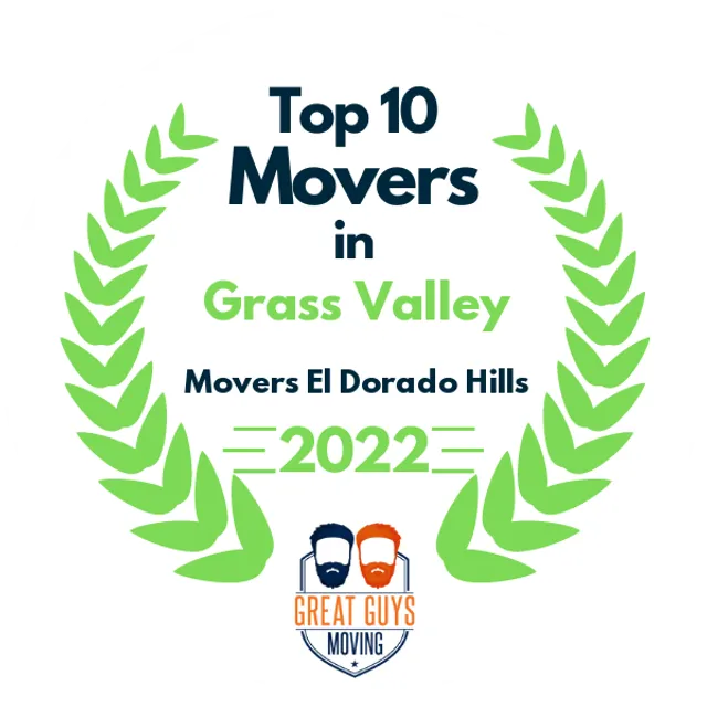 Top 10 Movers in Sacramento, CA 2022 award