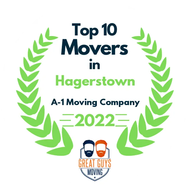 Top 10 Movers in Frederick, MD 2022 award