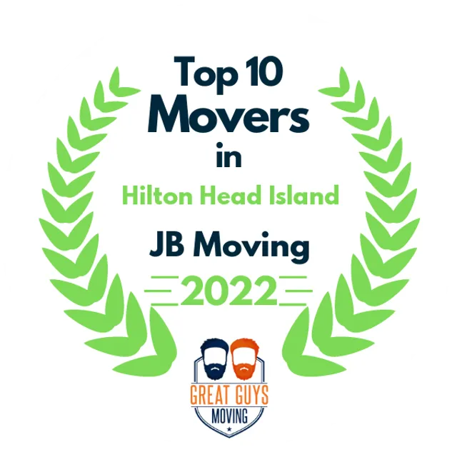 Top 10 Movers in Mount Pleasant, SC 2022 award