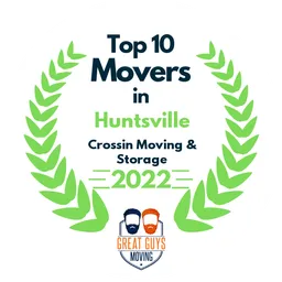 top 10 ranked movers in huntsville 2022 crossin moving storage image