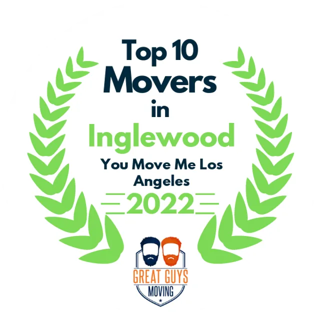 Top 10 Movers in Los Angeles, CA 2022 award