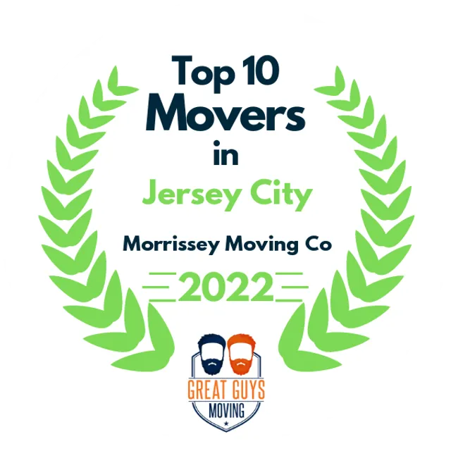 Top 10 Movers in Jersey City, NJ 2022 award